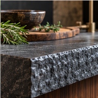 Countertops in a distinct Connecticut residential setting