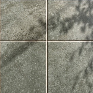 Close view of carefully aligned tile and grout joints